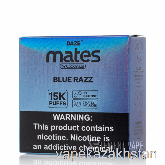 Vape Disposable 7 Daze Mate Pods Blue Razz